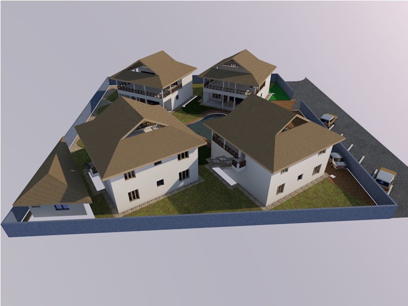 Render completo Capogallo Residence